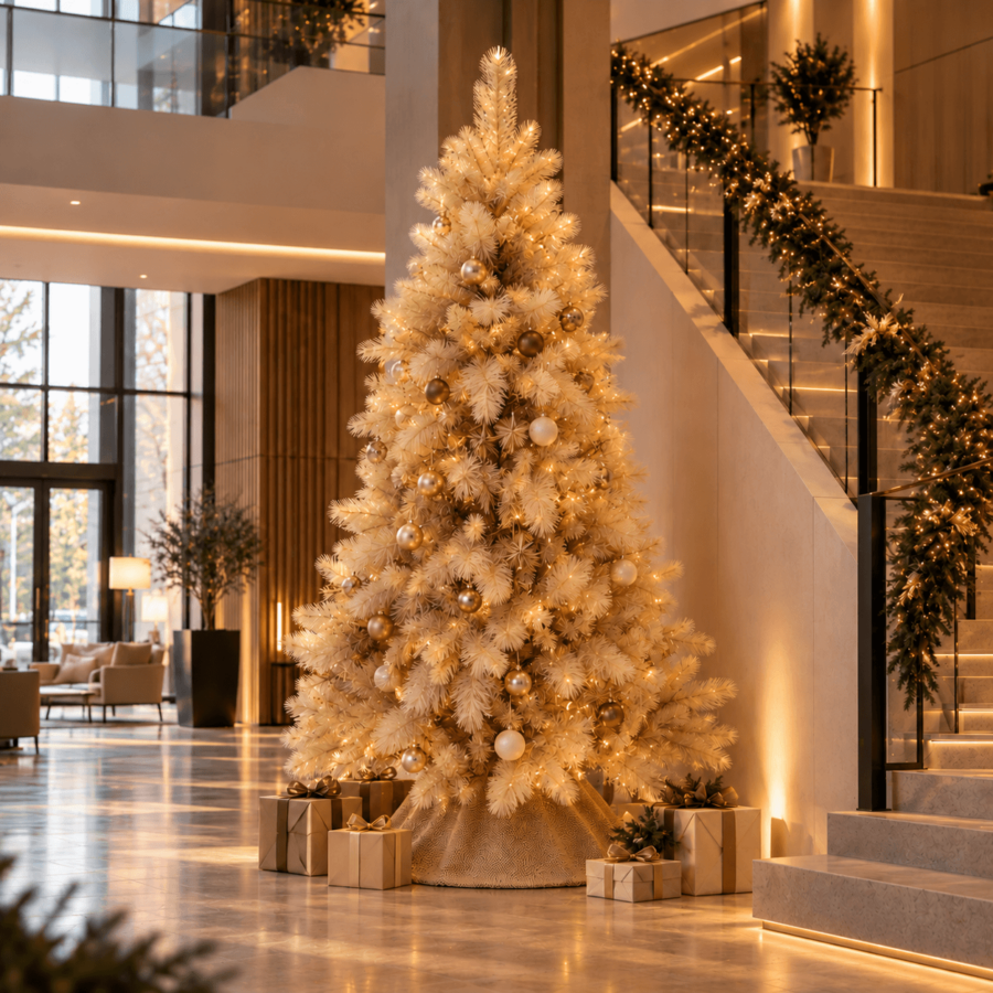 arbol dusty beige 274 decorado